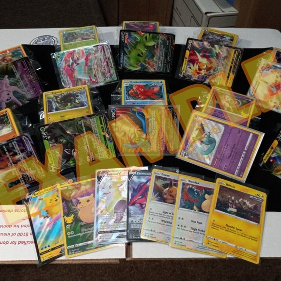 Pokemon TCG: 1000 Card Lot English 10x Ultra Rare - Black Star Promo - 100 Holos - Picture 2 of 3